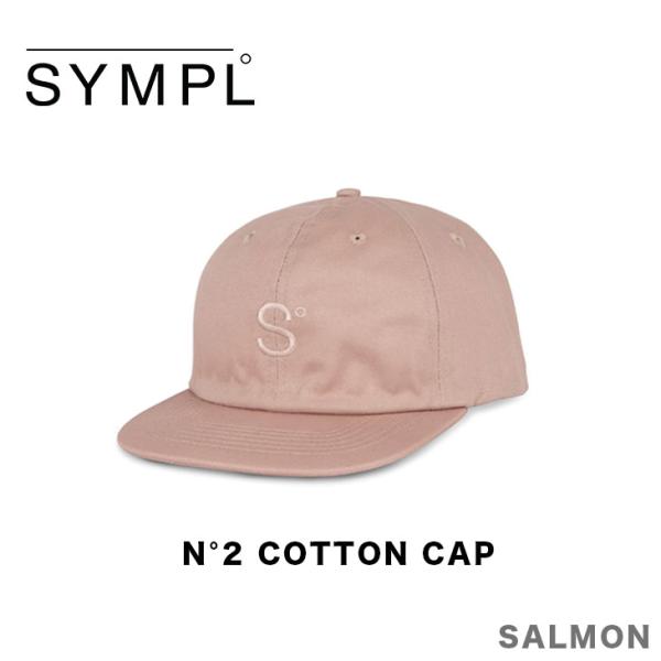 SYMPL シンプル N2 COTTON CAP - SALMON コットン キャップ