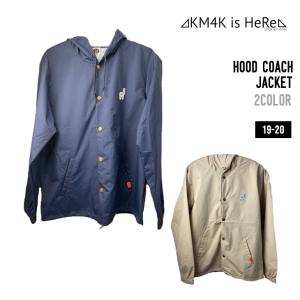 KM4K カモシカ HOOD COACH JACKET フード コーチ ジャケット｜sidecar