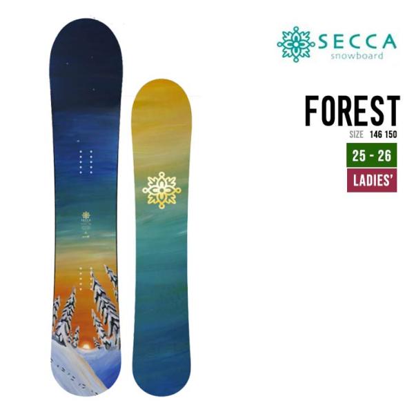 SECCA セッカ 25-26 FOREST フォレスト スノーボード 2025-2026 レディー...
