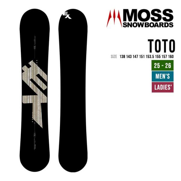 MOSS モス 25-26 TOTO トト 2025-2026 スノーボード フリーラン ユニセック...