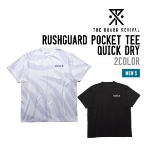 THE ROARK RIVIVAL ザ ロアーク リバイバル RUSHGUARD POCKET TEE-QUICK DRY ラッシュガードポケット｜sidecar