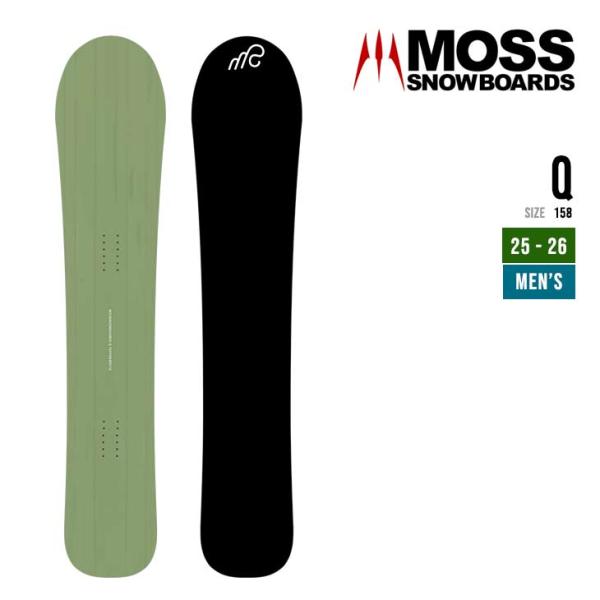 MOSS モス 25-26 Q キュウ 2025-2026 スノーボード フリーラン メンズ
