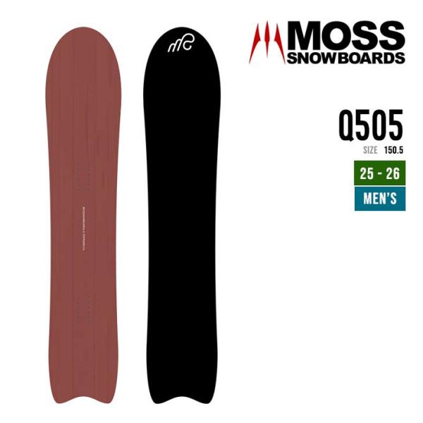 MOSS モス 25-26 Q505 キュウゴーマルゴ 2025-2026 スノーボード フリーラン...