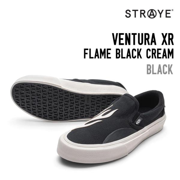 STRAYE ストレイ VENTURA XR FLAME BLACK CREAM ベンチュラ スニー...
