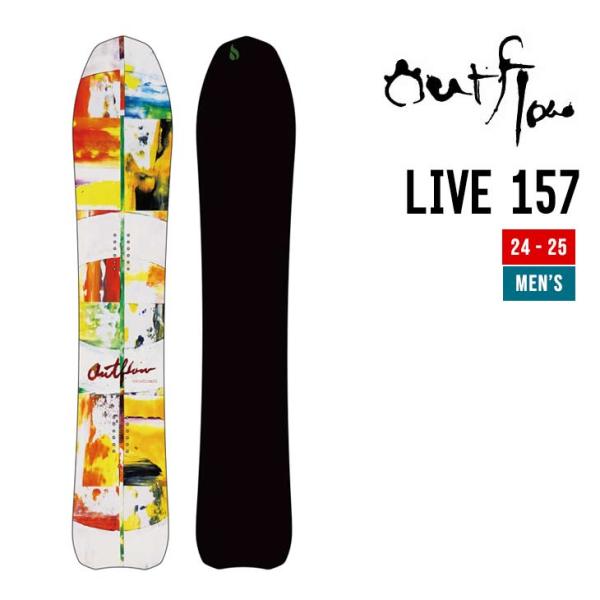 OUTFLOW アウトフロー 25-26 LIVE 157 ライブ スノーボード 2025-2026...