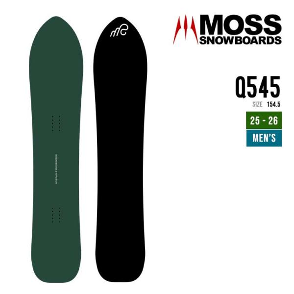 MOSS モス 25-26 Q545 キュウゴーヨンゴ 2025-2026 スノーボード フリーラン...