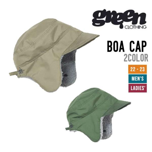 GREEN CLOTHING グリーンクロージング 22-23 BOA CAP ボア キャップ スノ...