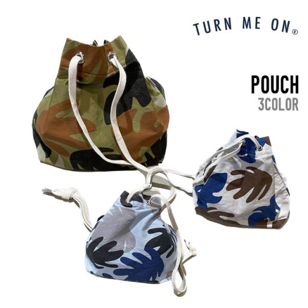 TURN ME ON ターンミーオン POUCH 巾着ポーチ 正規品 ショルダーバッグ カバン アウ...