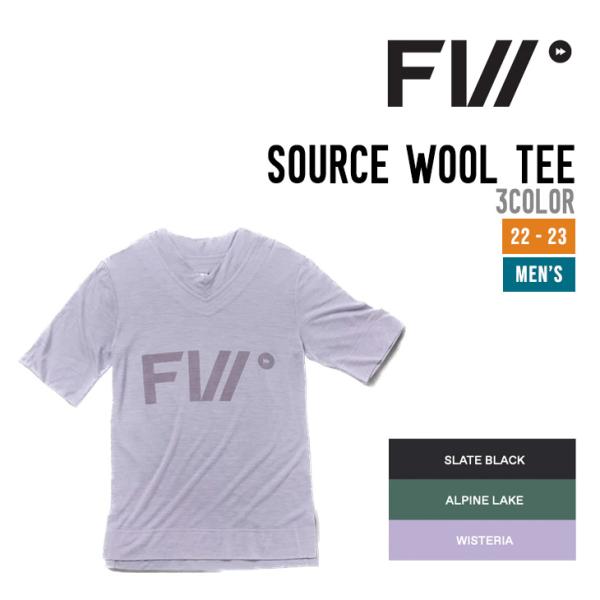 FW エフダブリュー SOURCE WOOL TEE ソース ウール ティー 正規品 スノーボード ...