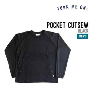 TURN ME ON ターンミーオン POCKET CUTSEW ポケットカットソー 正規品 長袖 ロングスリーブ カジュアル メンズ｜sidecar