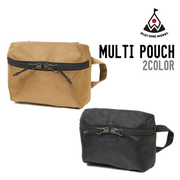 PLUS ONE WORKS プラスワンワークス MULTI POUCH マルチポーチ 正規品 ダブ...