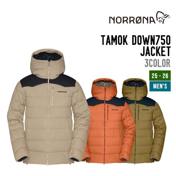 NORRONA ノローナ 25-26 TAMOK DOWN750 JACKET スノーボード 耐久性...