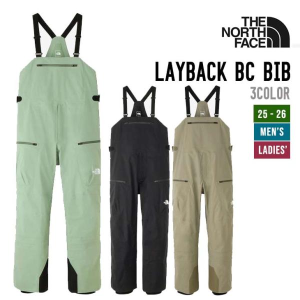 THE NORTH FACE ザ・ノース・フェイス 25-26 LAYBACK BC BIB スノー...