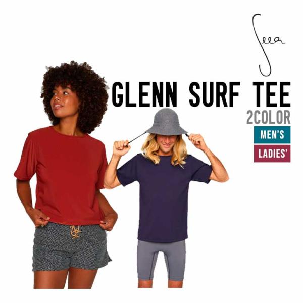 SEEA シーア GLENN SURF TEE グレン サーフティー 正規品 ユニセックス 日焼け対...