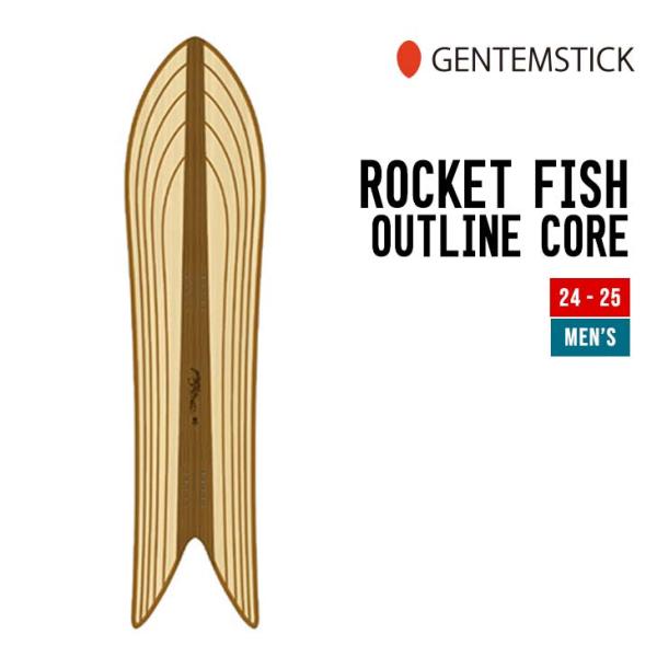 GENTEMSTICK ゲンテンスティック 24-25 ROCKET FISH OUTLINE CO...