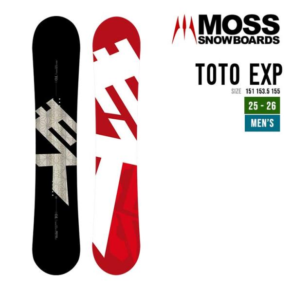 MOSS モス 25-26 TOTO EXP トト エキスパート 2025-2026 スノーボード ...