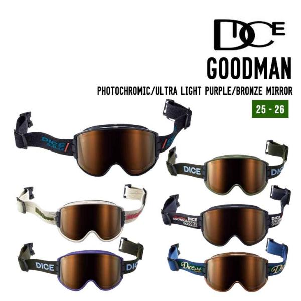 DICE ダイス 25-26 GOODMAN グッドマン スノーボード フォトクロミック 2025-...