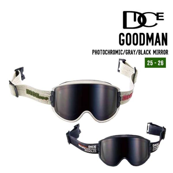 DICE ダイス 25-26 GOODMAN グッドマン スノーボード フォトクロミック 2025-...
