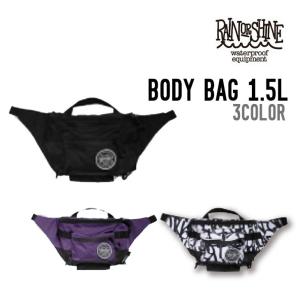 RAIN OR SHINE レインオアシャイン BODY BAG 1.5L ボディ バッグ カバン バッグ 小物入れ タウンユース 普段使い｜sidecar