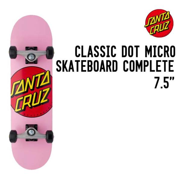 SANTA CRUZ CLASSIC DOT MICRO SKATEBOARD COMPLETE ス...