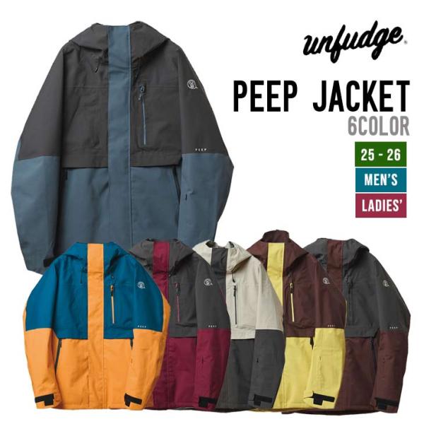 UNFUDGE アンファッジ 25-26 PEEP JACKET ピープ ジャケット 2025-20...