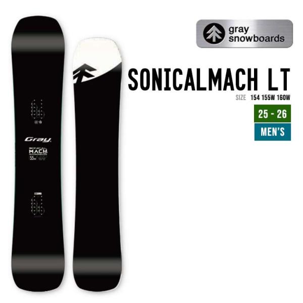 GRAY グレイ 25-26 SONICALMACH LT ソニカルマッハ ライト スノーボード 2...