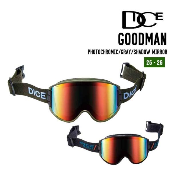 DICE ダイス 25-26 GOODMAN グッドマン スノーボード フォトクロミック 2025-...