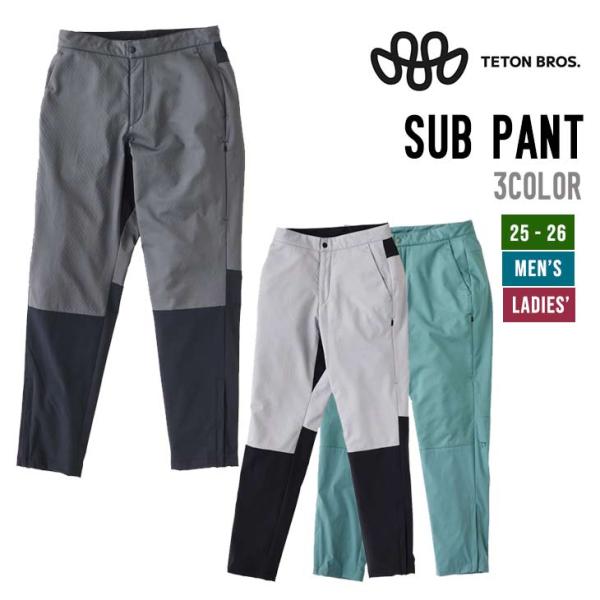 TETON BROS. ティートンブロス 25-26 SUB PANT サブパンツ スノーボード 正...