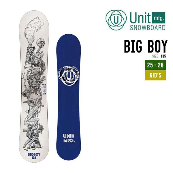 UNIT ユニット 25-26 BIG BOY ビッグボーイ スノーボード 2025-2026 キッ...