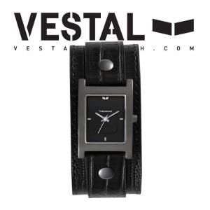 VESTAL ベスタル 腕時計  WATCH ELECTRA：BLACK LIZARD/GUN-BLACK｜sidecar