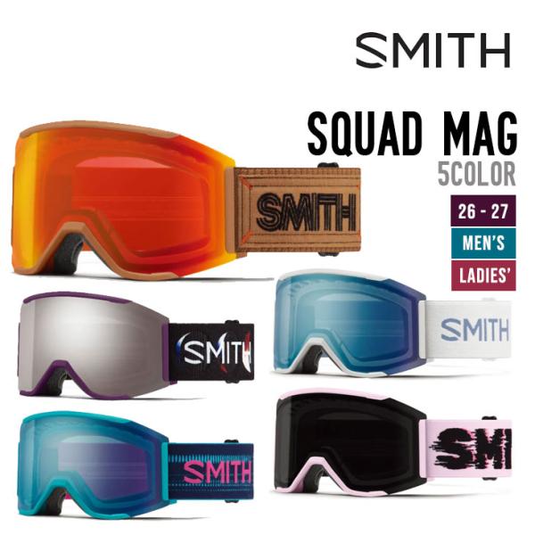 SMITH スミス 26-27 SQUAD MAG スカッドマグ ゴーグル 特典付