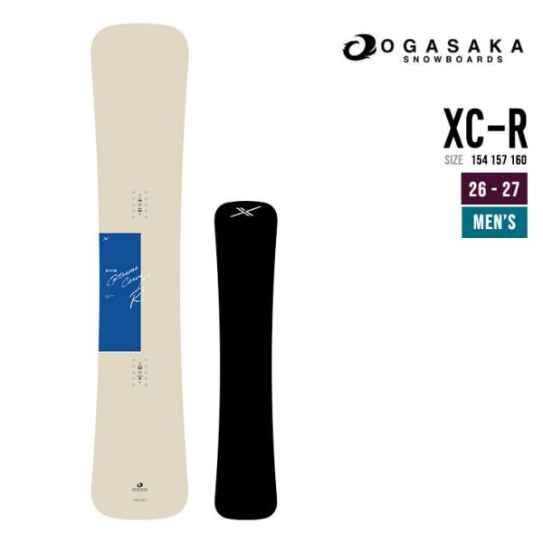 OGASAKA オガサカ 26-27 XC-R スノーボード 日本製 カービング スノボ  セミハン...