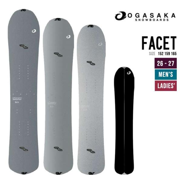 OGASAKA オガサカ 26-27 FACET スノーボード 日本製 カービング スノボ  スプリ...
