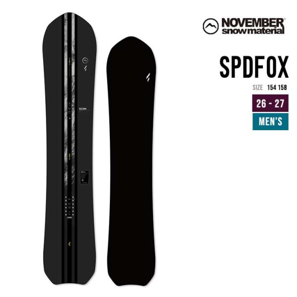 NOVEMBER ノベンバー 26-27 SPDFOX スピードフォックス ニューモデル スノーボー...