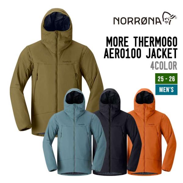 NORRONA ノローナ 25-26 MORE THERMO60 AERO100 JACKET スノ...