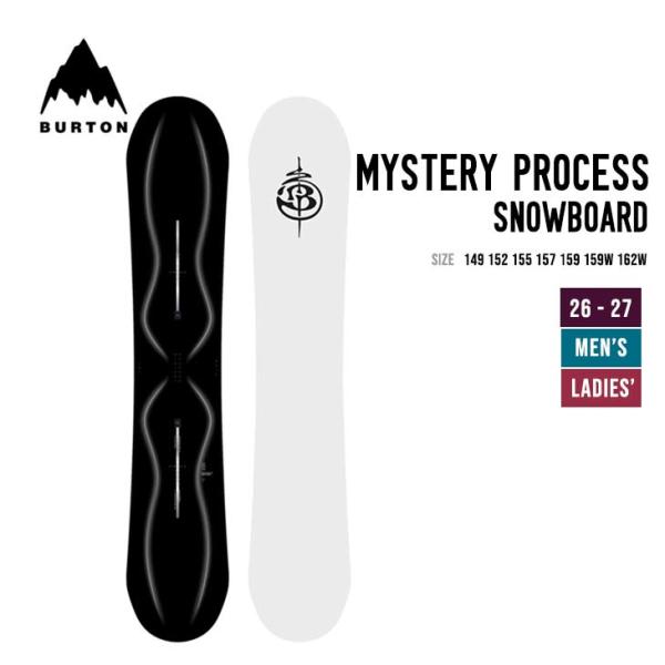 BURTON バートン 26-27  MYSTERY PROCESS SNOWBOARD スノーボー...