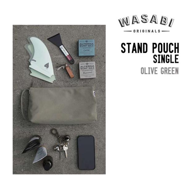 DEFORMASI WASABI ワサビ STAND POUCH SINGLE サーフィン フィンケ...