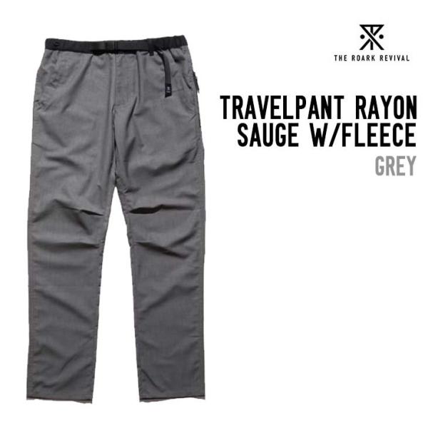 ROARK ロアーク TRAVELPANT RAYON SAUGE W-FLEECE メンズパンツ ...