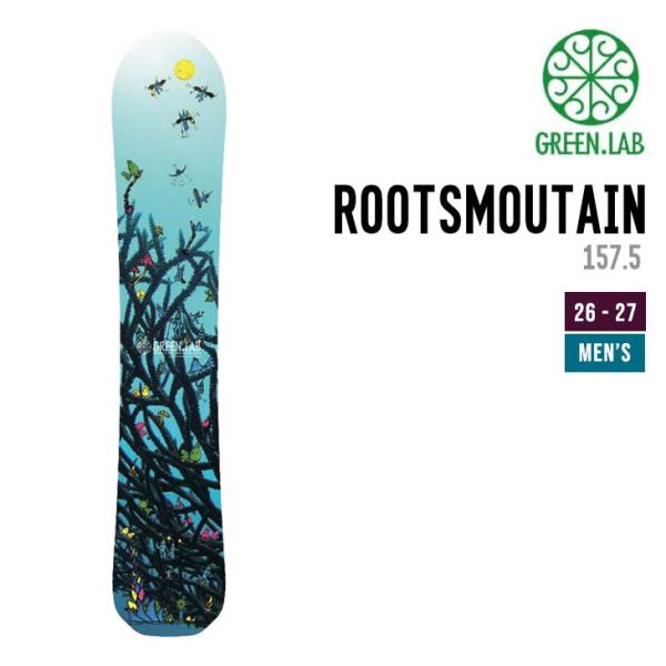 GREEN.LAB グリーンラボ 26-27 ROOTSMOUTAIN 157.5 スノーボード