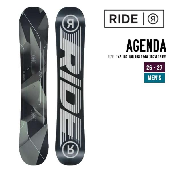 RIDE ライド 26-27  AGENDA アジェンダ スノーボード