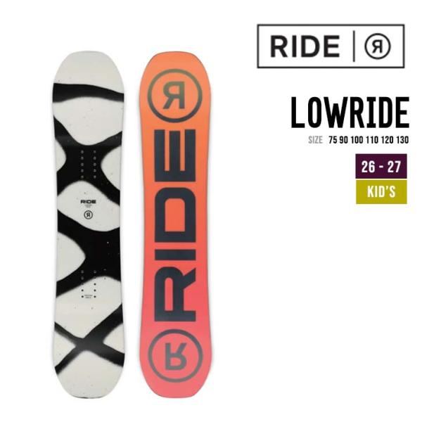 RIDE ライド 26-27  LOWRIDE ローライド キッズ 子供用 スノーボード