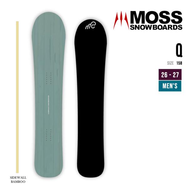 MOSS SNOWBOARD モス 26-27 Q キュー スノーボード パウダー フリーラン202...