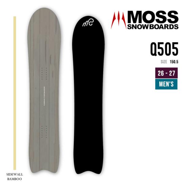 MOSS SNOWBOARD モス 26-27 Q 505 キュー スノーボード メンズ パウダー ...