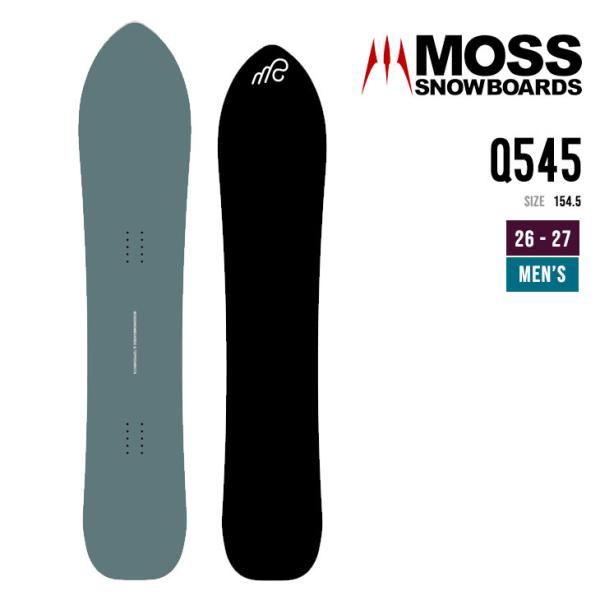 MOSS SNOWBOARD モス 26-27 Q 545 キュー スノーボード メンズ パウダー ...