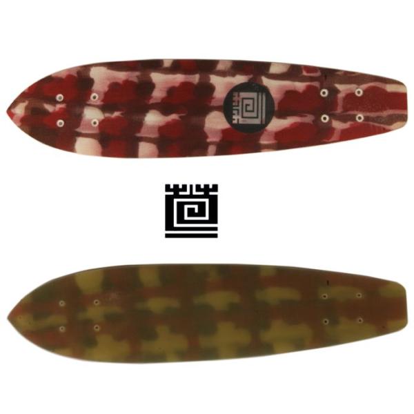 KAYA カヤ スケートボード 手染め デッキ :  SOME RED