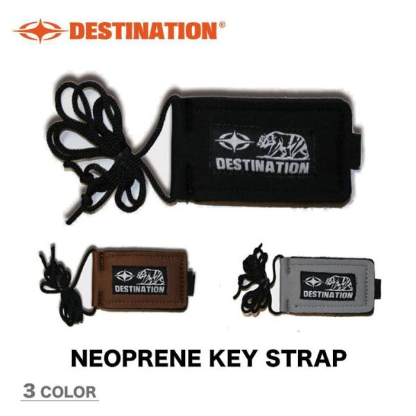 DESTINATION デスティネイション NEOPRENE KEY STRAP ネオプレーン キー...