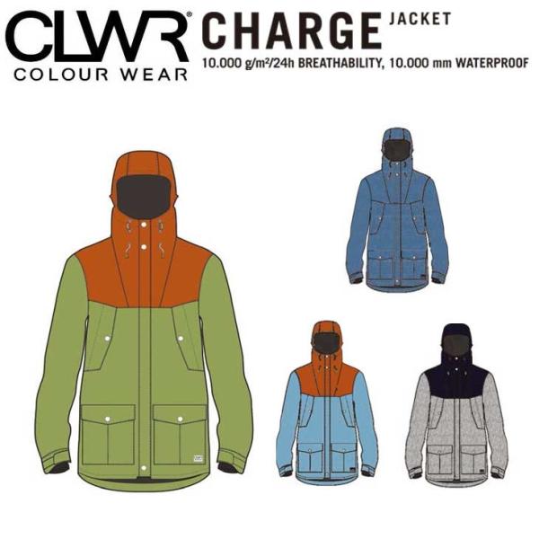 CLWR カラー ウェアー COLOUR WEAR CHARGE JACKET スノーボード メンズ...