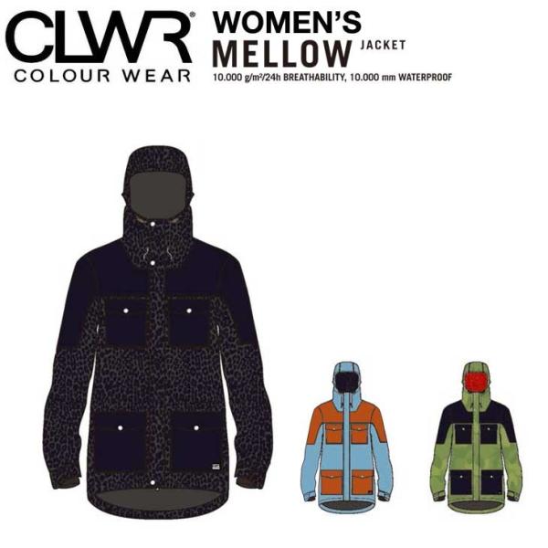 CLWR カラー ウェアー COLOUR WEAR MELLOW JACKET スノーボード レディ...