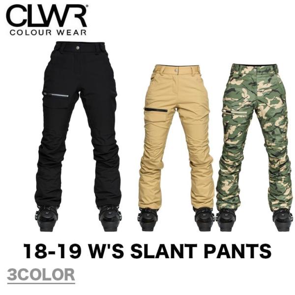 COLOUR WEAR カラー ウェア 18-19 W'S SLANT PANTS スノーボード ウ...