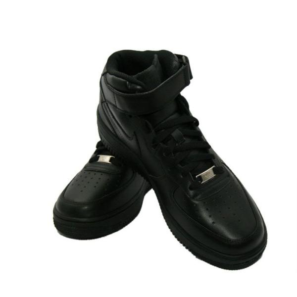 NIKE ナイキ AIR FORCE1: BLACK スニーカー エアフォースワン オールブラック